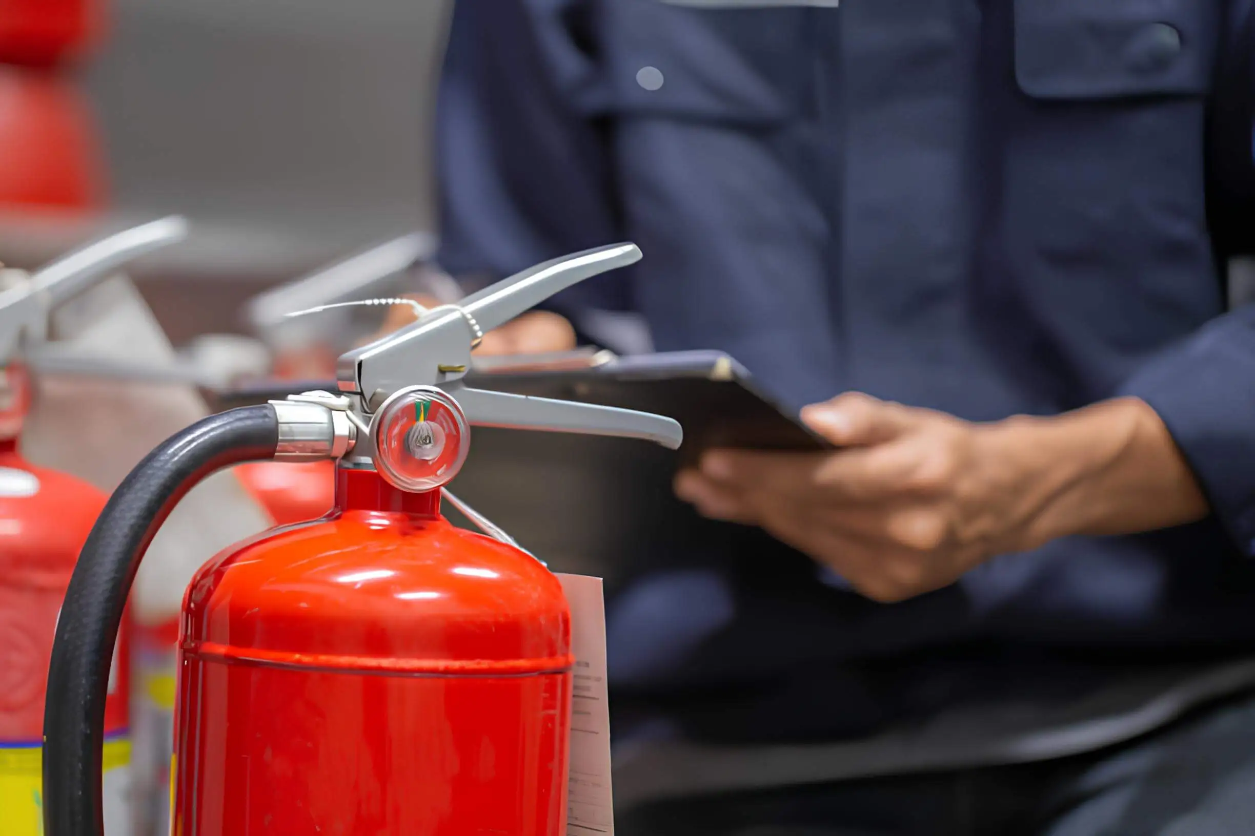 Manutenção de extintores de incêndio
