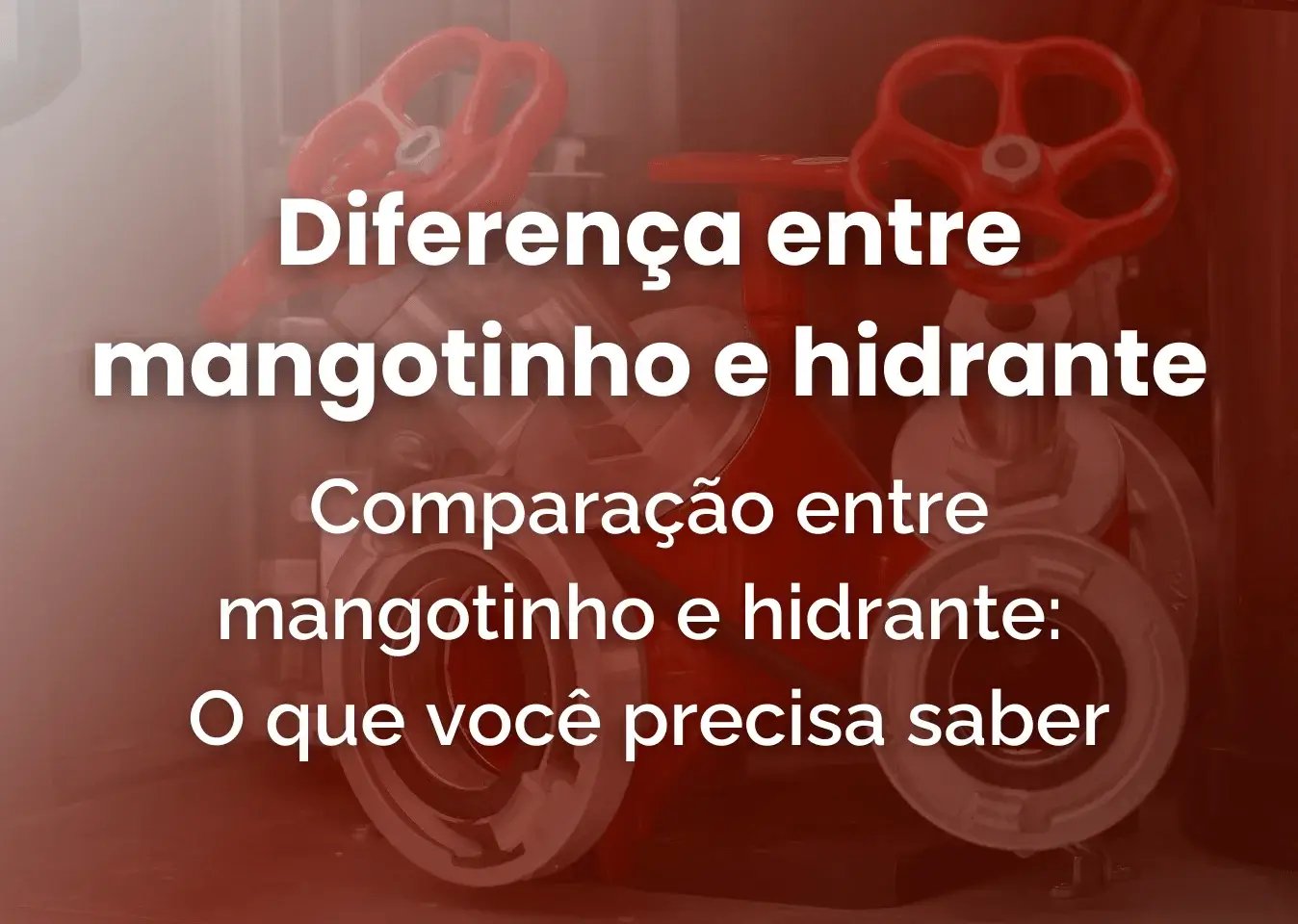 Diferença entre Mangotinho e Hidrante