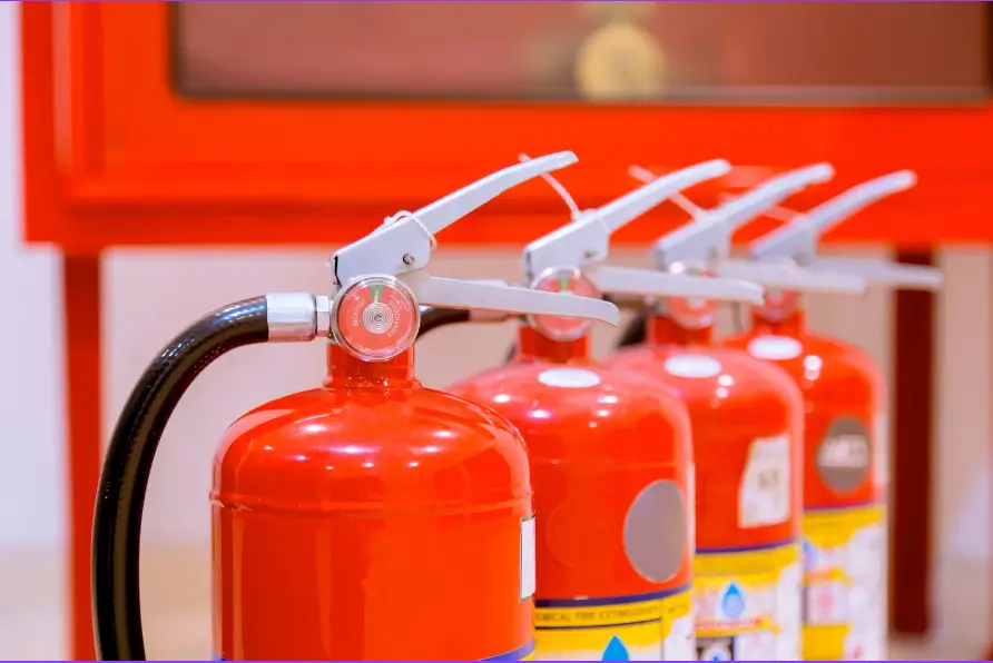 extintores de incêndio