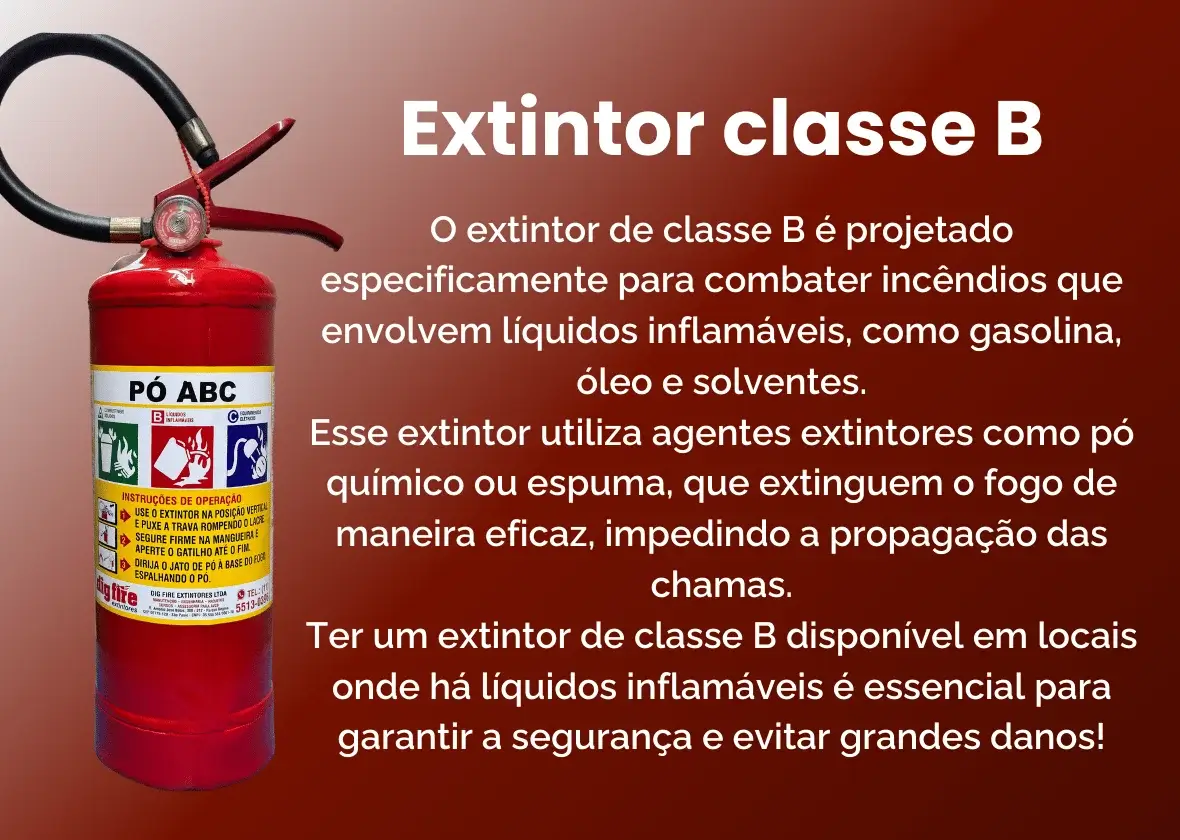 Extintor Classe B: O que é, para que serve e onde encontrar?