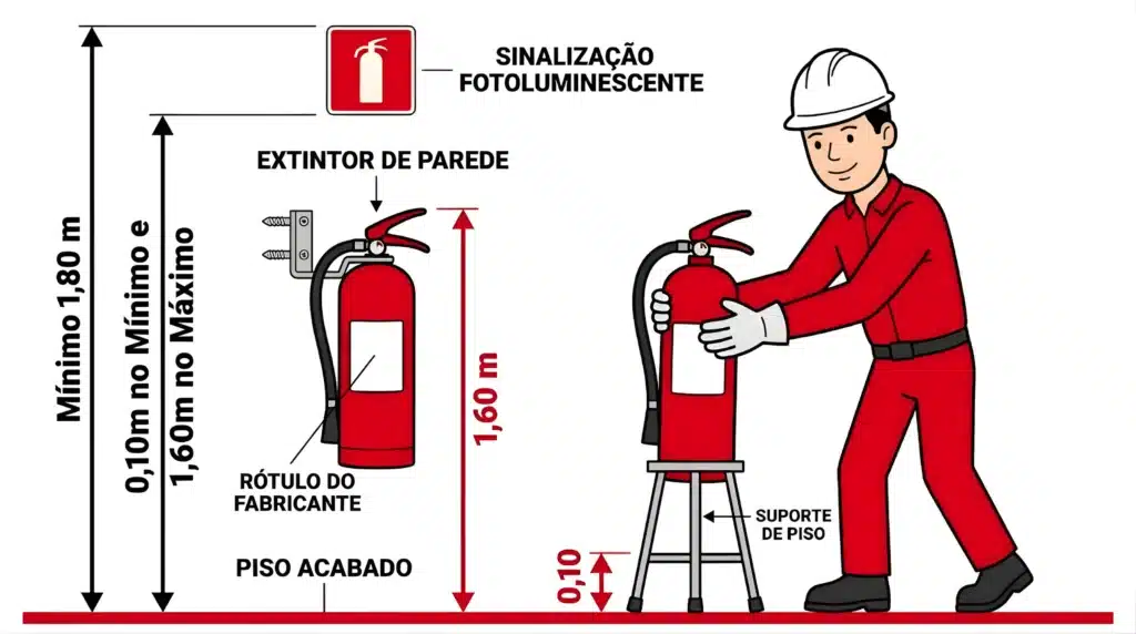 Como Instalar um Extintor