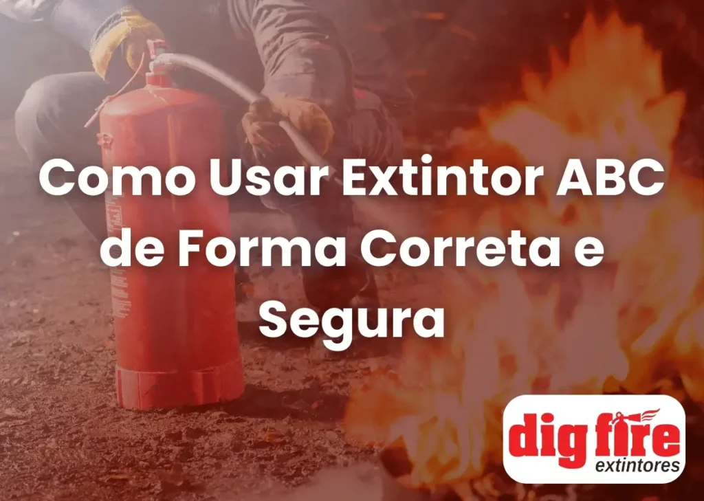 Como usar extintor ABC