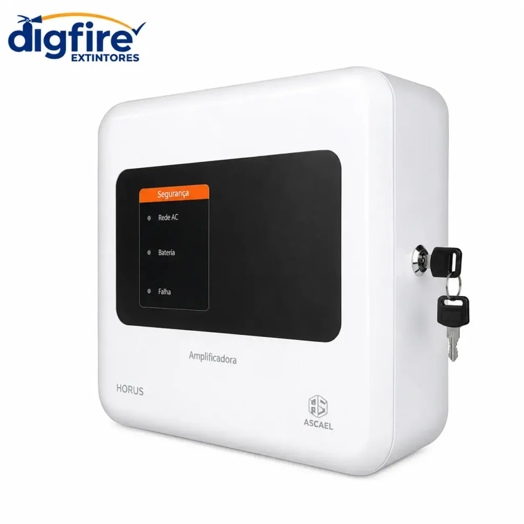 Central Amplificadora de Incêndio Horus ASX3000 Ascael — foto do produto na Dig Fire