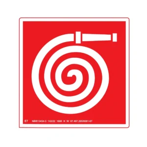 Placa de Sinalização Hidrante Mangueira