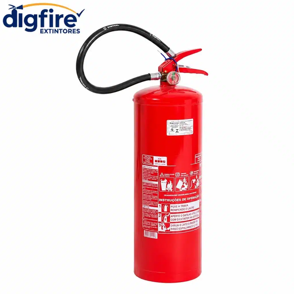 Extintor de Pó Químico ABC 8KG para cotação de segurança contra incêndio