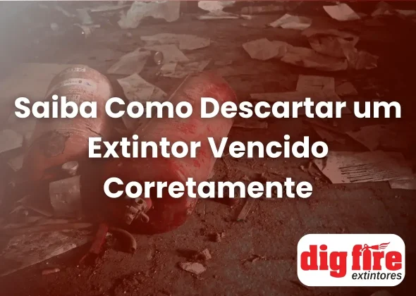 Como descartar um extintor vencido