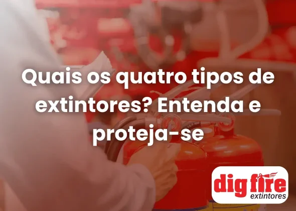 Quais os quatro tipos de extintores