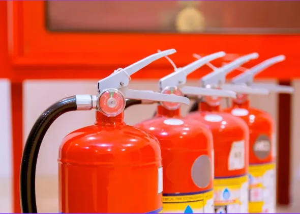 extintores de incêndio